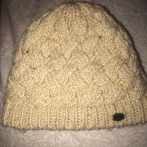 Girls tan Roxy beanie